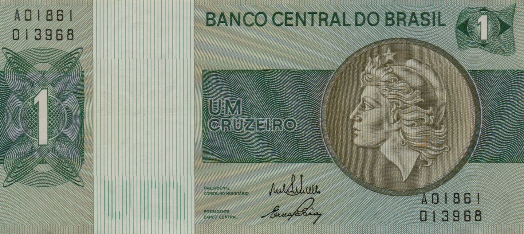 Brazil 1 1970 UNC P-191